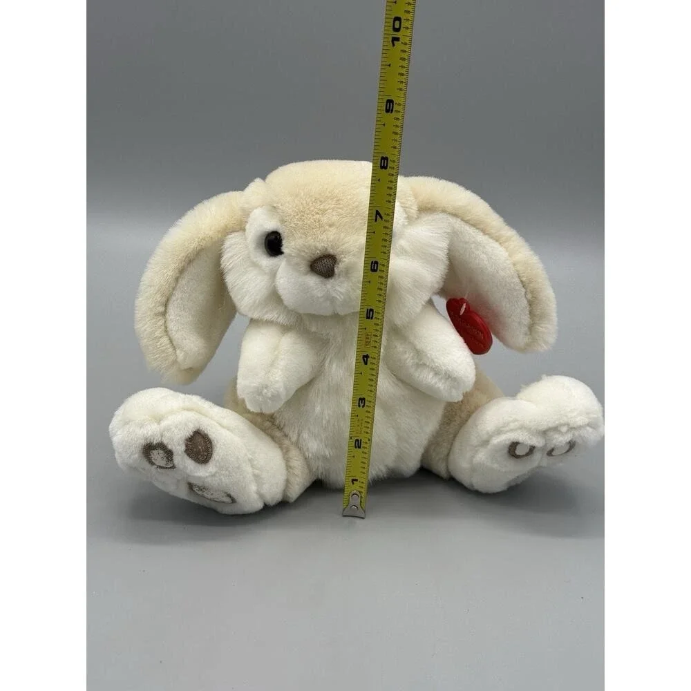 Vintage White & Beige Bunny Rabbit Plush By Chosun 8